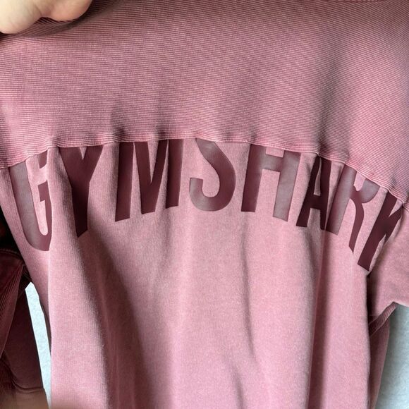 Gymshark Power Washed Hoodie Oversized Rose Brown Men’s size XXL Big and Tall - Picture 6 of 8